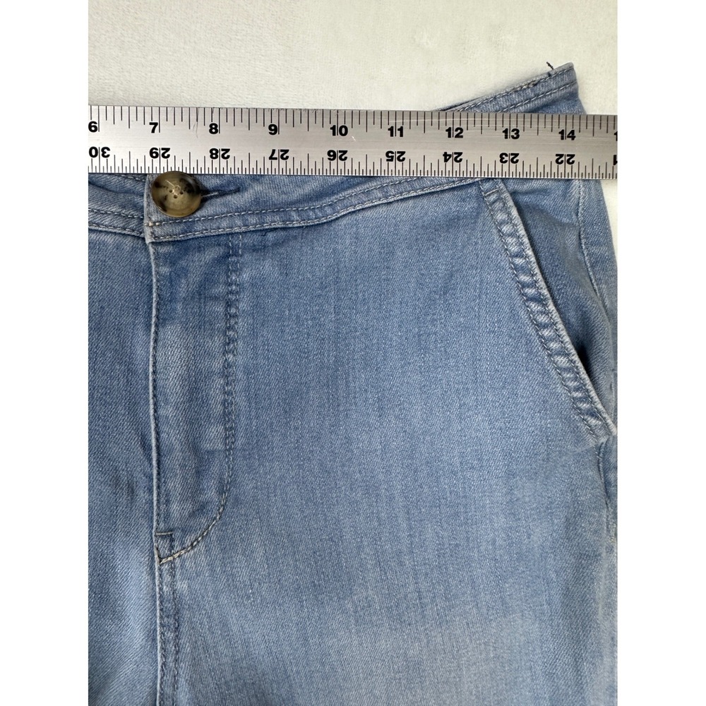 Pilcro and the Letterpress High Rise Bootcut Trouser Jeans Light Wash Size 29x31 - Picture 14 of 16